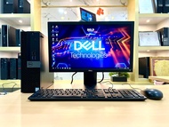 (คอมชุดมือสอง) PC Dell OptiPlex 7040 SFF / i5-6500 / Ram 8 GB / M.2 SSD 256 GB / จอขนาด 19 นิ้ว