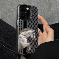 1 ชิ้น เคสโทรศัพท์ลายม้าอันศักดิ์สิทธิ์ แบบออกแบบวัฒนธรรมประเพณีอิสลาม ฝาครอบกล้องป้องกันกันตก พื้นผ