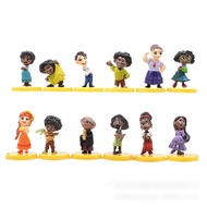 12Pcs Movie Encanto Pvc Doll Toy Set New Film Cartoon Mirabe Model Anime Figure Doll Casita Home The