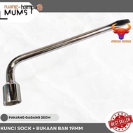 Car Wheel Wrench Uk Socket 19 Mm Car Shock Wrench 19Mm + Tire Opening