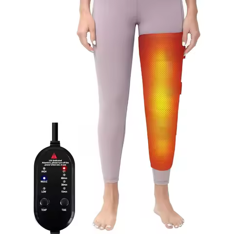 Electric Heating Massage Leg Pad Electric Knee Heating Legs and Calf Heating Pad Adjustable Size