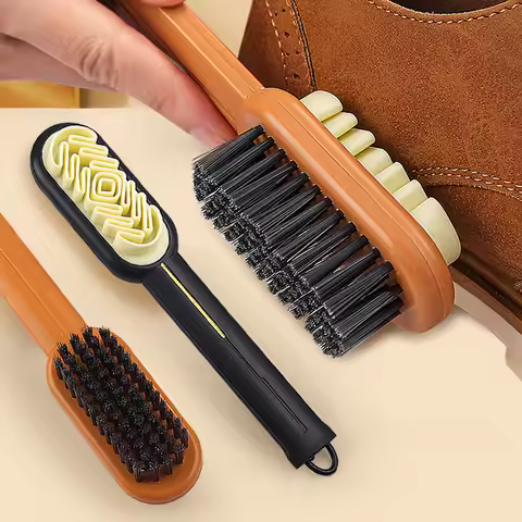 Long Handle 2 Sided Boot Cleaner Rubber Eraser Set Shoes Stain Dust Suede Cleaning Brush Shoes Brush