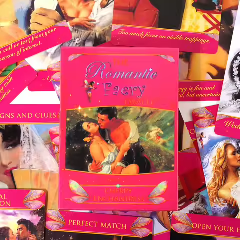 The Romantic Faery Oracle Cards Divination Deck English Versions Edition Tarot Board Playing Game Fo