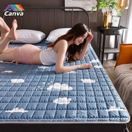 Soft Tatami Bed Mat Mattress Protector Pad Super Single Double Queen King Size Summer Mattress Pad Anti-Slip Waterproof bed mat floor mat feel cool