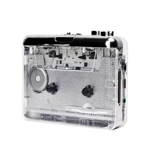 TONIVENT TON010 Portable Cassette to MP3 Player Mini USB Tape Player MP3 Converter with 3.5mm AUX In