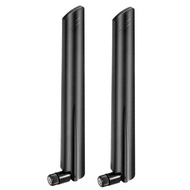 AW195(2-Pack) Dual Band WiFi Bluetooth Antenna 2.4GHz 5.8GHz 10 dBi RP-SMA Male Long Range for WiFi 