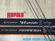 RAPALA KERANGA / VESPIDA SPINNING ROD ( FUJI REEL SEAT )