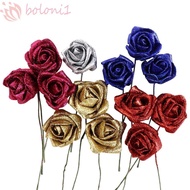 [COD] Foam Roses DIY Blue Roses Bride Bouquet Wedding Party Decor Artificial Flowers