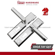 [304E-200] JEELY durable room door lever lock, 200mm long, suitable for 4x8 iron doors, wooden doors