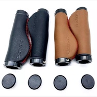 Hand Grip Litepro MTB Mountain Bike PU Leather Handlebar Grips BMX Folding Road Bicycle Handle Comfo