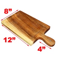 SANDERWOOD Wooden Chopping Board Cutting Board Tray with Handle 1x8x16 inches