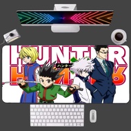 Hunter X Hunter แผ่นรองเมาส์อะนิเมะอุปกรณ์เสริมสำหรับเกมขนาดใหญ่ แผ่นรองเมาส์สำนักงานคอมพิวเตอร์แล็ปท็อป Varmilo Keyboard ยางกันลื่น