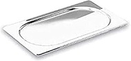 LACOR 67903Z GN Lid for Bathtubs 1/3 Handle Metal Acacia Silver