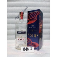 Bottle Used miras Martell Red Barrel 700ml+Box