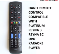 Platinum Hand Remote Control PTRC-7000 Compatible with Platinum Reyna 3 and Platinum Reyna 3C DVD Ka