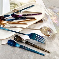 【客製化禮物】不鏽鋼餐具 / 環保餐具 / 文字由你自訂 / 雷雕