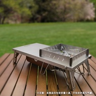 Outdoor Heat Insulation Stainless Steel Folding Small Table SOTO Spider Stove Accessories Iwatani CBJCB
