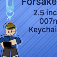 Forsaken 2.5in 007n7 Keychain