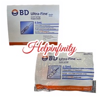 BD Ultra-Fine Insulin Syringe 0.5ml (0.33mm x 29G x 12.7mm)