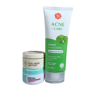 paket Viva perawatan jerawat(ff acne care+day+night cream)