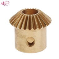 [Abbraccia] 0.5 Modulus Bevel Gear in Brass, Diameter of 25mm, Hole Range: 3 to 5mm