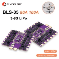 FLYCOLOR BLS-05 80A 100A ESC 4-IN-1 3-8S LIPO 500k eRPM 50MHz Dshot300 & Dshot600 Compatible with Fl