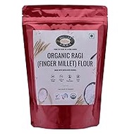 MILLET AMMA Organic Ragi Flour (Finger Millet) - 2 kg | Made from Unpolished Millet | Rich in Calcium, Fibre, Minerals &amp; Amino Acids &amp; Good for Regulating Sugar Levels