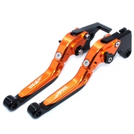 สำหรับ KTM DUKE 790 DUKE790 2018 2019 2020รถจักรยานยนต์ CNC ปรับได้ Folding คลัตช์เบรก Levers กับโลโ
