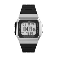 Timex TW5M60700 Activity Tracker & Step Tracker 40mm Silver and Black Watch นาฬิกา นาฬิกาข้อมือ นาฬิ
