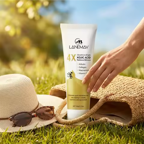 Glutathione Kojic Acid Body Lotion, Brightening Dark Corrector Even Skin Tone Moisturizing Cream Fac