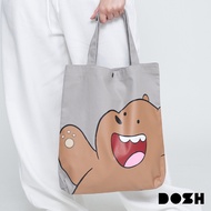 DOSH CLOTH BAG WE BARE BEARS กระเป๋าผ้า  DBBB1000-GY