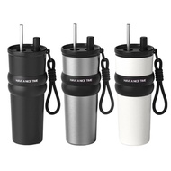 Your Daily Hydration Hero 710ml Vacuum Tumbler With Tea Infuser Straw. Stays Hot 12h, Perfect I0a3
