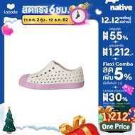 Native รองเท้ากันน้ำเด็กเล็กEVA รุ่น Jefferson Bone White/Balos Pink