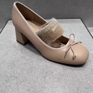 Bow Mary Jane Shoes Single Shoes