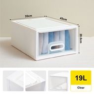 Citylife 19L Stackable Storage Drawer Plastic Container box Home Organizer Drawer Plastic Cabinet