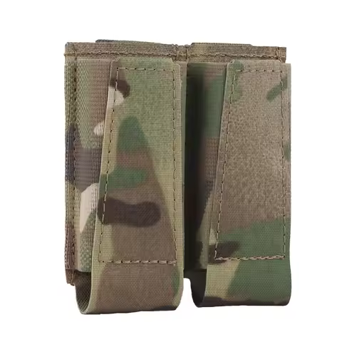 Tactical 9mm Pistol Magazine Pouch Open TopType Elastic Double Mag Pouches for Glock SIG P320 2011 H