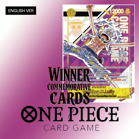Diy One Piece English Version One Piece Monkey D Luffy Eb04-061 Tcg April 2026 Winner Commemorative 
