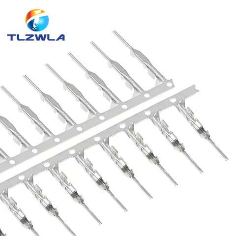 100PCS 2.54mm Male Pin Dupont Reed Dupont Jumper Wire 2.54 Dupont languette Connector Terminal Pins 