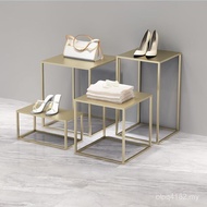 High Low Rail Clothing Store Art Rack Display Rack Shelf Coffee Table Model Simple Clothing Taichung