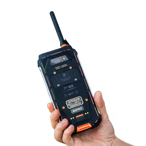 AORO M5 Android 4G IP68 DMR UHF Vhf Radio Waterproof Rugged Cell Phones Woki Toki Digital Mobile Pho