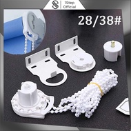 1STEP 1 Set Rroller Blind Head Blind Window Bead Chain + Bracket Roller Blind Chain For Curtain manu