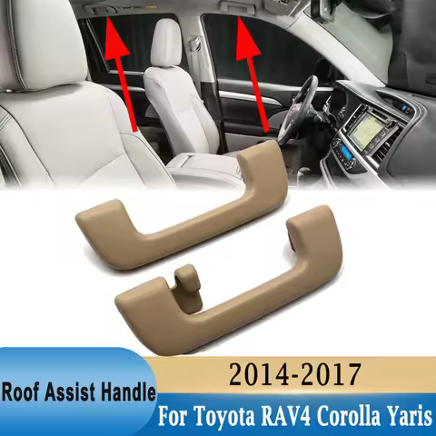 Interior Roof Safety Handle Roof Pull Handle Ceiling Armrest Handrail For Toyota RAV4 Corolla Altis 