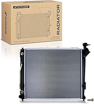 A-Premium Radiator with Transmission Oil Cooler Compatible with Hyundai Santa Fe Sport 2013-2018 2.0