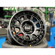 NEW 16X8J Lenso MX Ebola Rim (set of 4) Black 5X114.3 for XPander Exora Aruz Estima Serena X-Trail
