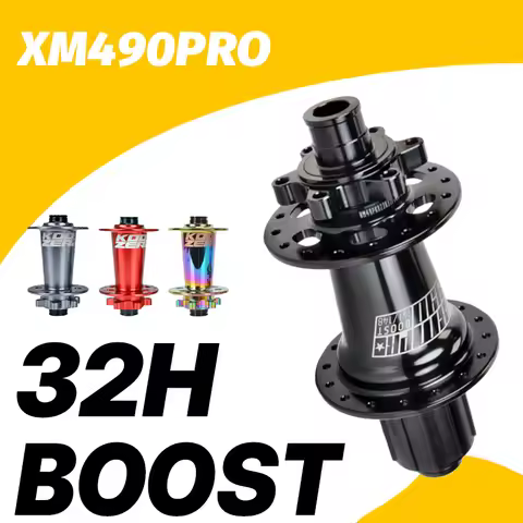Koozer XM490 Pro Boost 32 Hole Hub 6 Pawls 72 Click Front 110x15 Rear 12x148 141mm QR 12-Speed Micro
