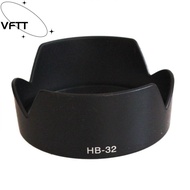 VFTT Lens Hood, ABS Black Anti-Glare Cover, Replacement HB-32 67mm Protective Shield for Nikon D90 D