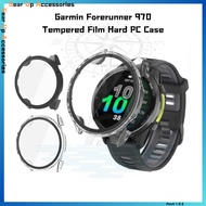 Garmin Forerunner 970 Case Full Protect Screen Protect Cover PC Hard Casing With Built-in Tempered G