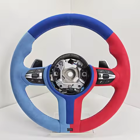 Rainbow Colour Leather M Sports Steering Wheel For BMW F10 F11 F12 X5 F15 X6 F16 F20 F21 F22 X3 X4 F
