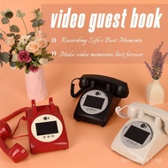 European Retro Wedding Video Guestbook Birthday Party Blessing Message Decoration Telephone Creative