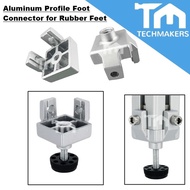 40x40 Aluminum Profile Foot Connector for Rubber Feet or Adjustable Foot Aluminum Profile Leveling F